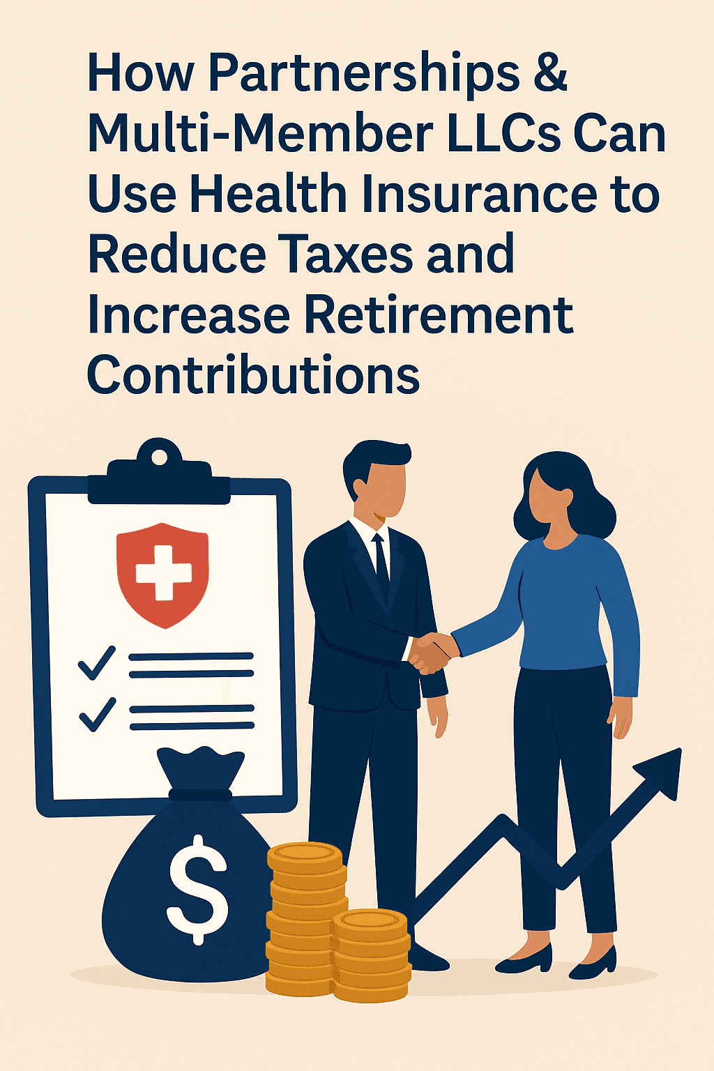 How Partnerships & Multi-Member LLCs Can Use Health Insurance to Reduce Taxes and Increase Retirement Contributions