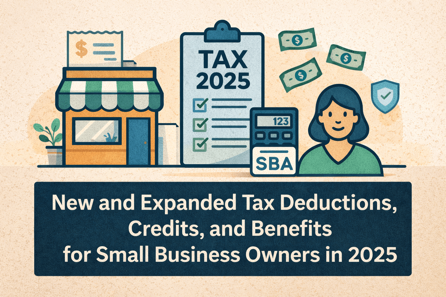 New and Expanded Tax Deductions, Credits, and Benefits for Small Business Owners in 2025